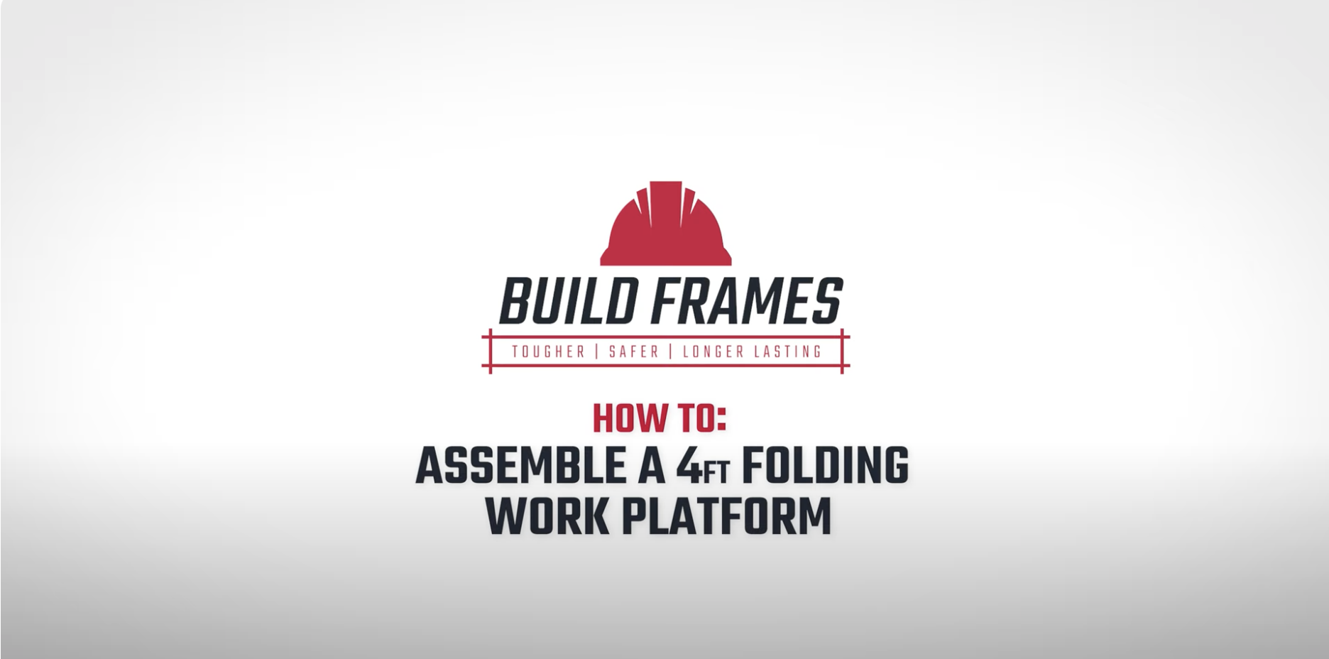 4ft Folding Work Platform - How to Assemble